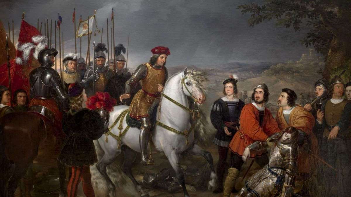 El Gran Capitan en la batalla de Cerinola. Obra de Federico de Madrazo