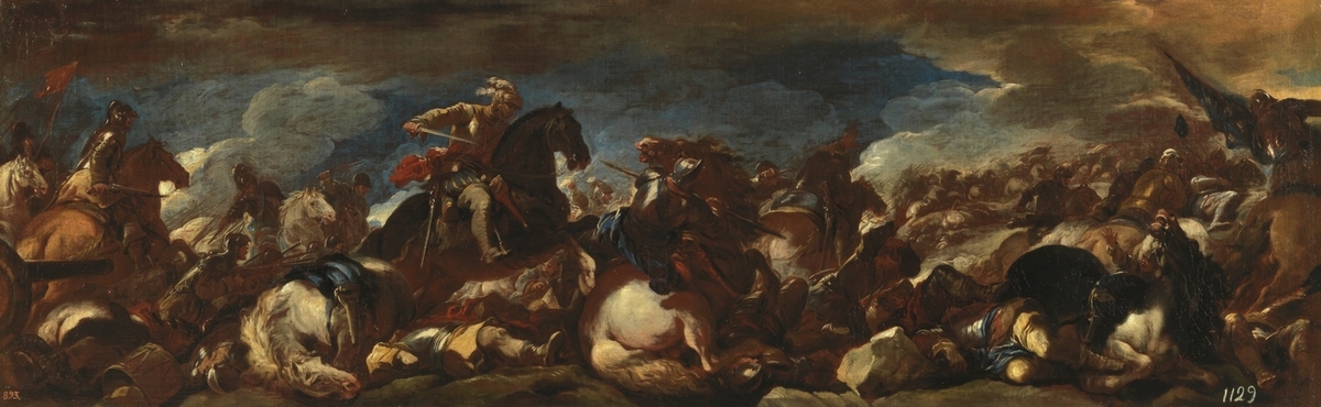 La Batalla de San Quintín. Luca Giordano. Museo del Prado.