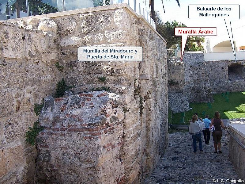 Imagen de Lienzo de la muralla árabe de Ceuta