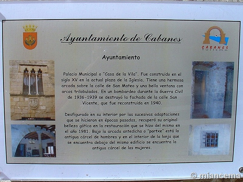 Palacio Municipal de Cabanes