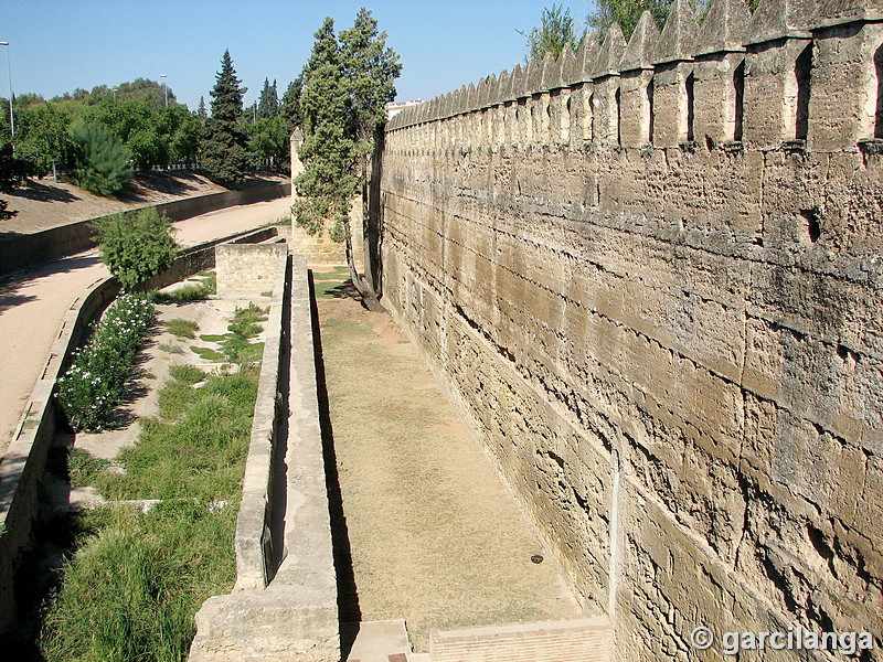 Muralla sur del Alcázar Viejo y Huerta del Alcázar