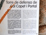 Torre puerta de Cal Capet